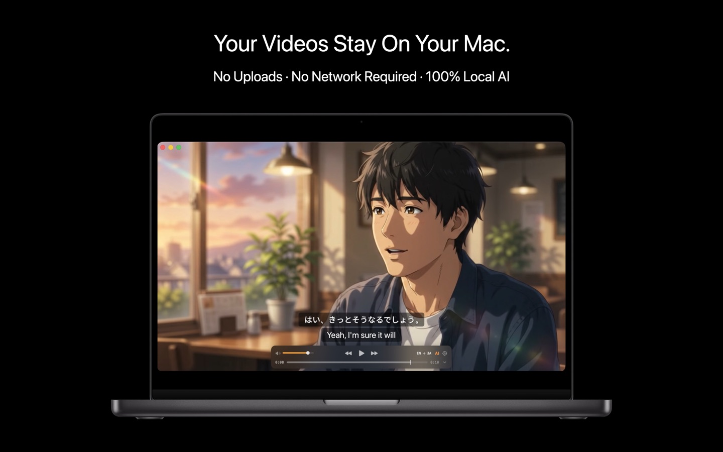 KenjaPlayer on Mac: your media wherever it lives — Local Files, SMB, WebDAV, FTP, Plex, Emby and Jellyfin
